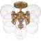 Quoizel Glinda Semi Flush 5 Lights Brushed Weathered Br GLI1720BWS - alternate 2